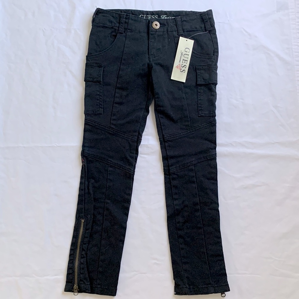 NWT Guess Jeans Girls size 7 in Black